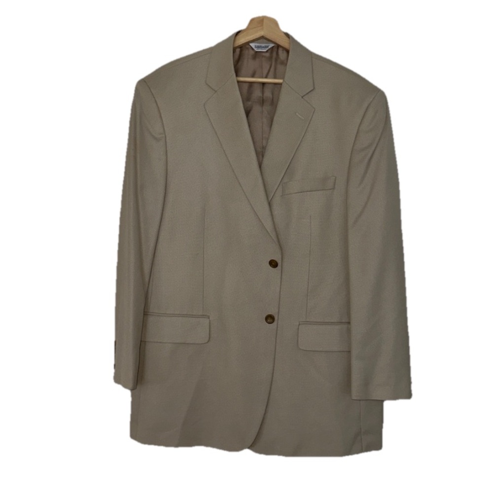 Joseph & Feiss Khaki Mens Blazer 46 Regular